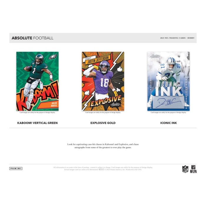 2023 Panini Absolute Football Hobby Box