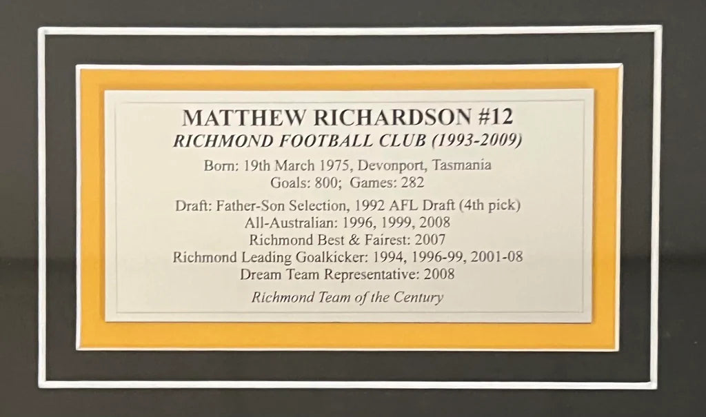 RICHMOND-Matthew Richardson Signed Boot