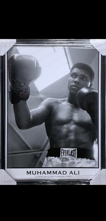 BOXING-Muhammad Ali Poster Framed