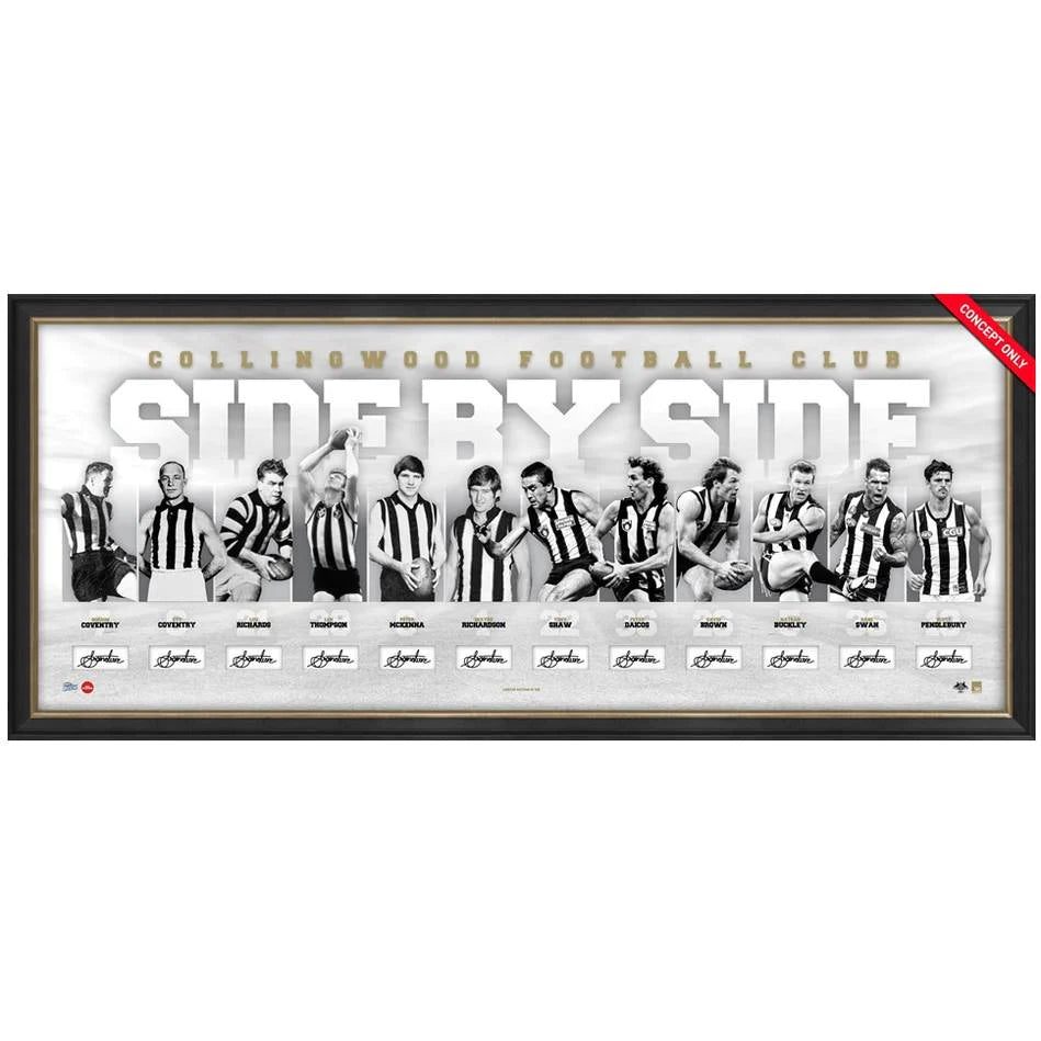 COLLINGWOOD 125TH ANNIVERSARY SIGNED 'SIDE BY SIDE