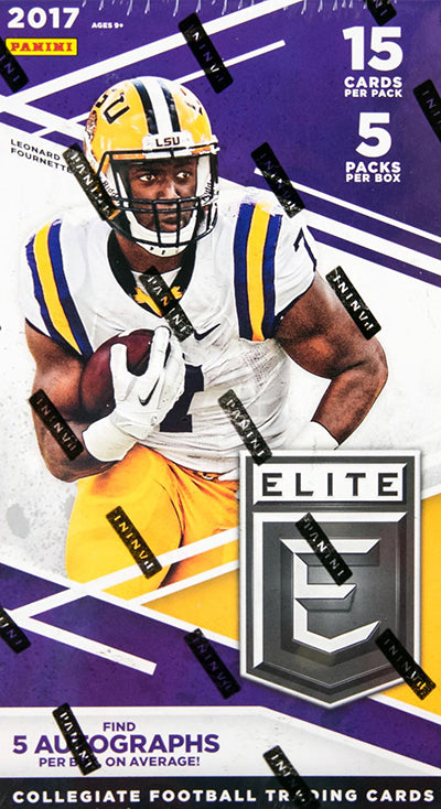 2017 Panini Elite Draft Picks Collegiate Football Hobby Box