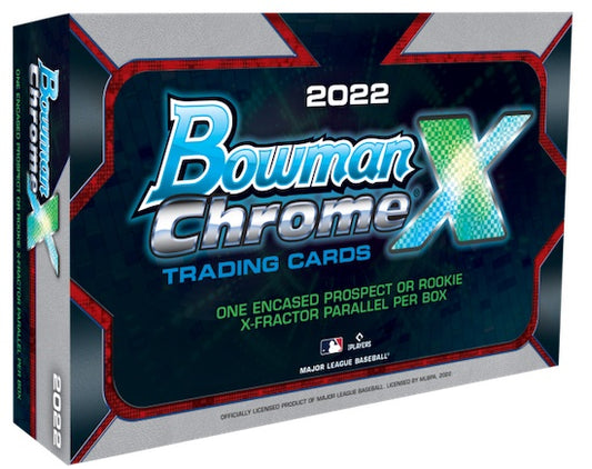 2022 Bowman Chrome X Baseball 5-Box Case