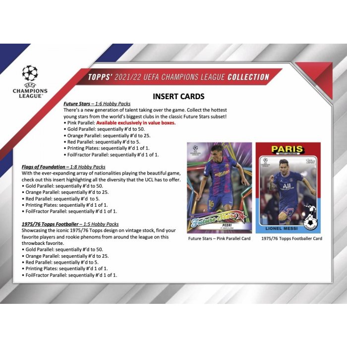 2021-22 Topps UEFA Champions League Collection Hobby 12-Box Case