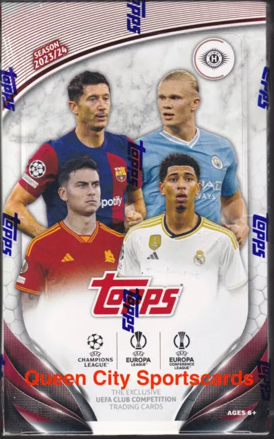 2023-24 Topps UEFA Club Competitions Soccer Blaster 40-Box Case