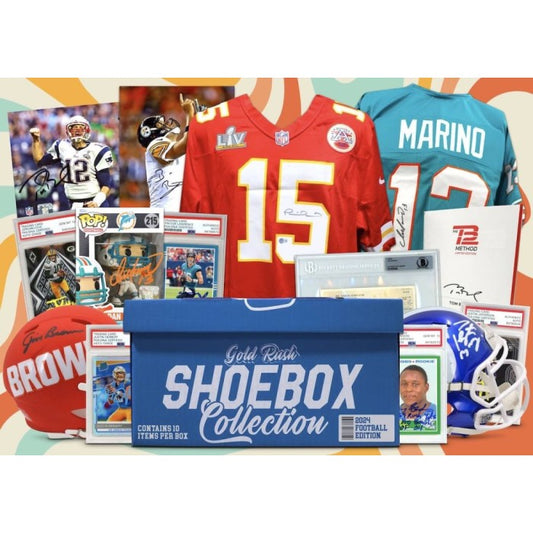 2024 Gold Rush Shoebox Collection Football Edition Box