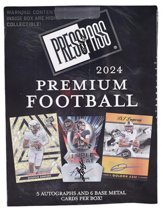 2024 Press Pass Premium Football 12-Box Case