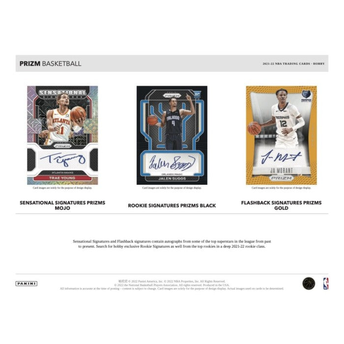 2021-22 Panini Prizm Basketball Hobby Box