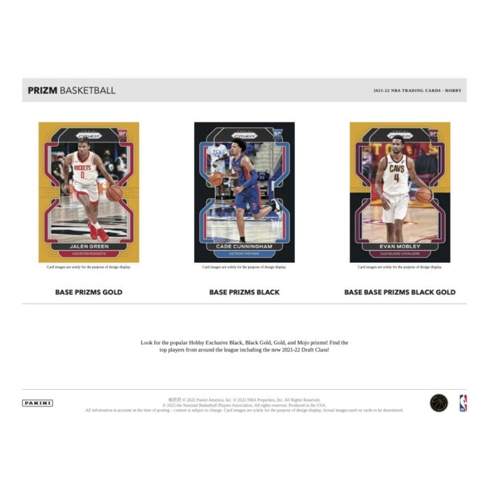 2021-22 Panini Prizm Basketball Hobby Box