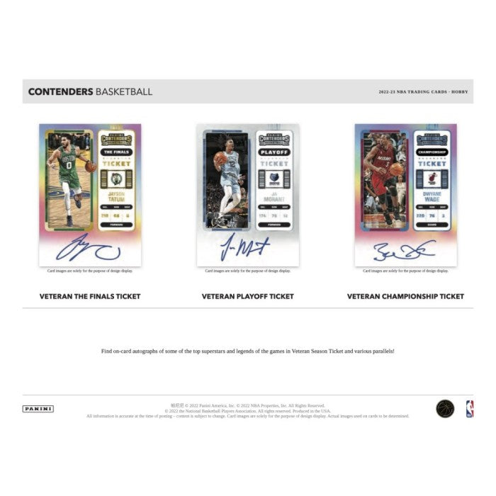 2022-23 Panini Contenders Basketball Hobby Box