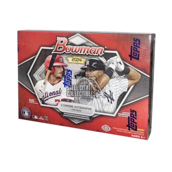 2024 Bowman Baseball HTA Choice 6-Box Case