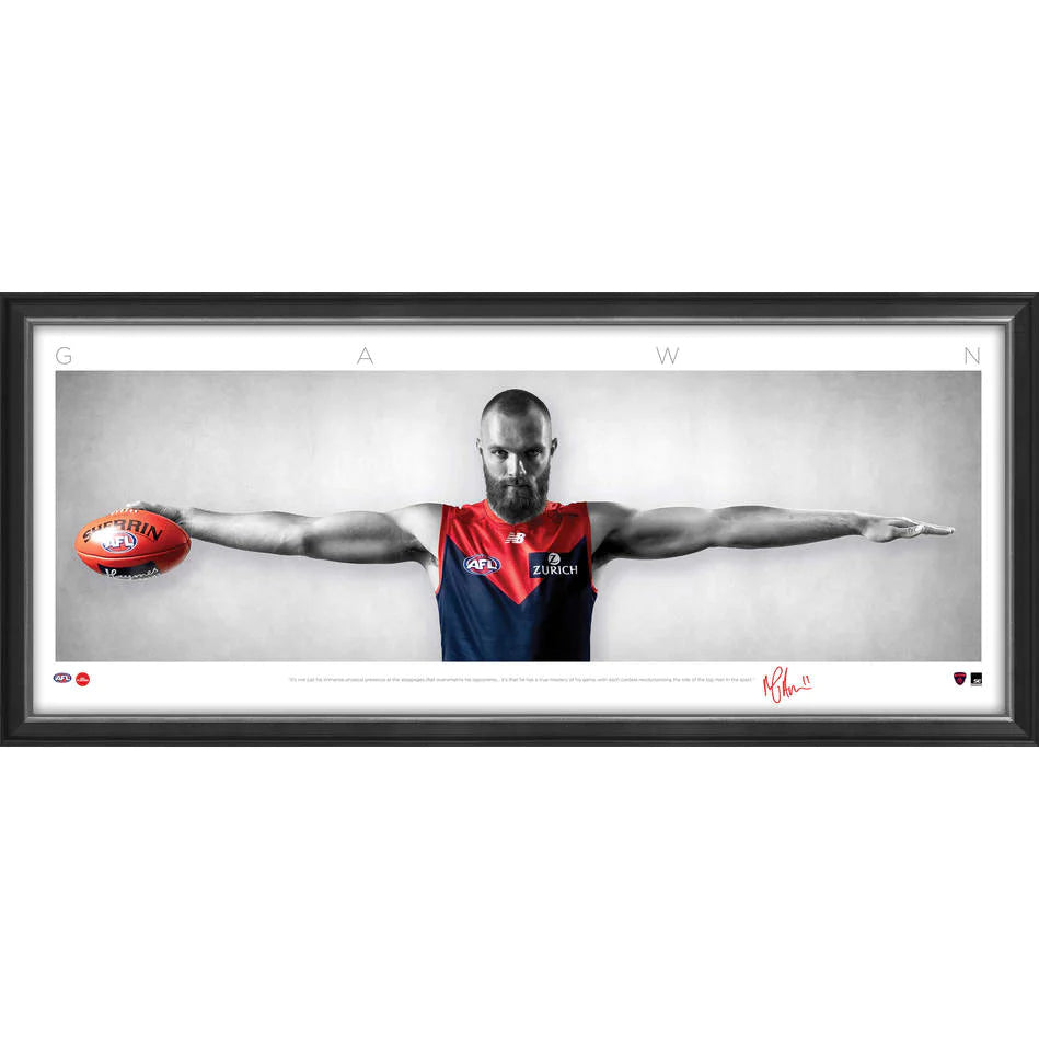 Melbourne-Max Gawn Mini Wings FRAMED