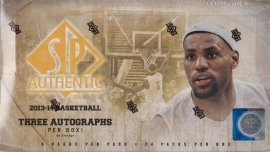 2013-14 Upper Deck SP Authentic Basketball Hobby Box