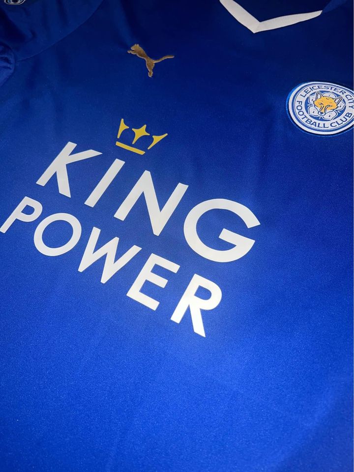 Riyad Mahrez Leicester City 15/16 Home (L)