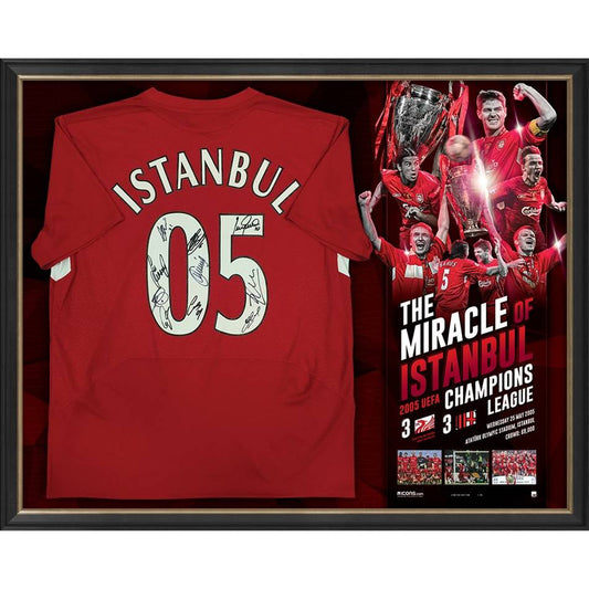 LIVERPOOL 2005 UEFA CHAMPIONS SIGNED ‘MIRACLE OF ISTANBUL