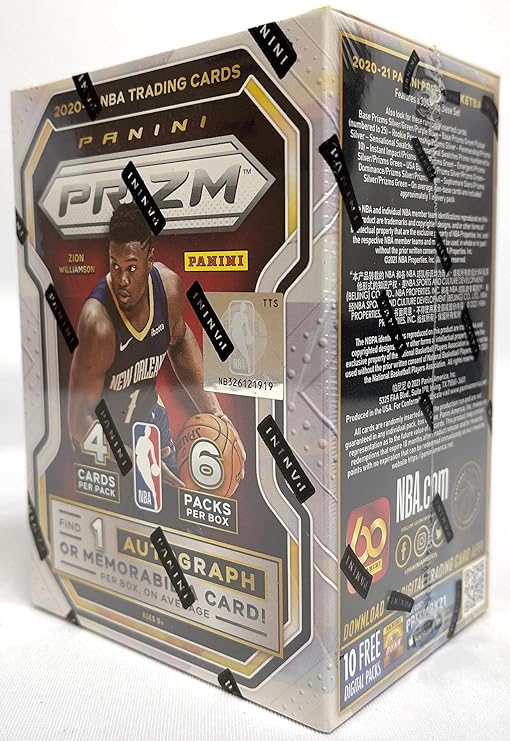 2020-21 Panini Prizm Basketball 6-Pack Blaster 20-Box Case