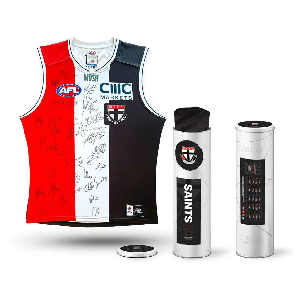 St Kilda 2023 Team Signed Jersey UNFRAMED