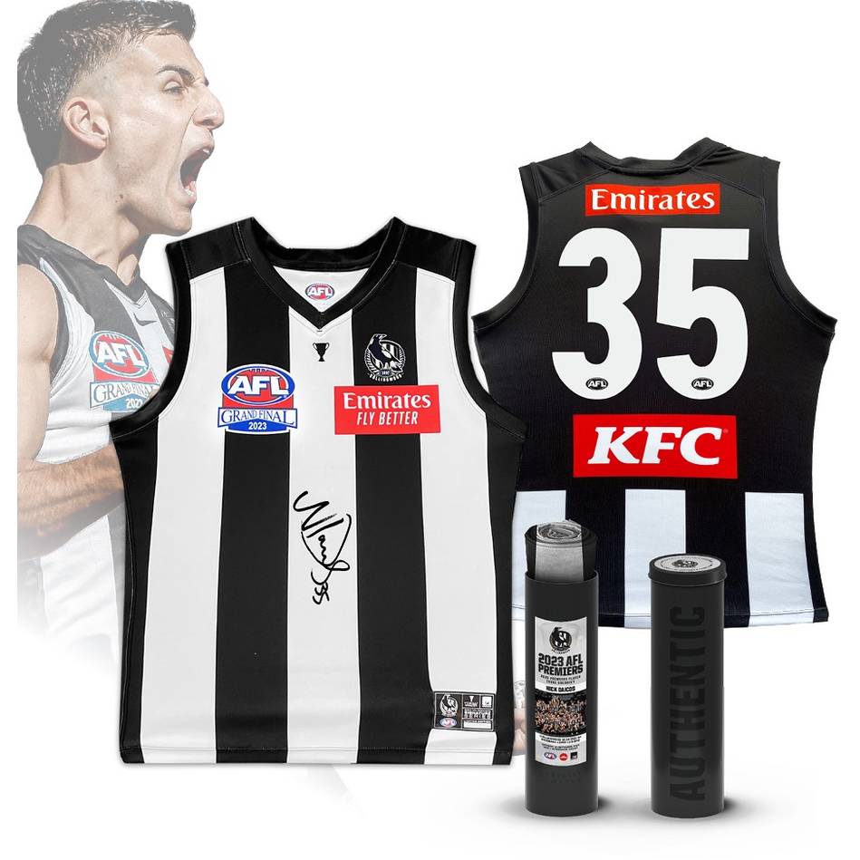 COLLINGWOOD NICK DAICOS SIGNED SIGNATURE SERIES GUERNSEY