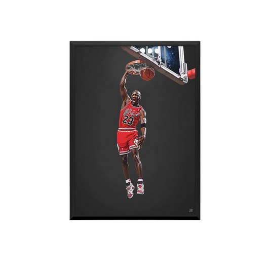 Michael Jordan Dunk Framed