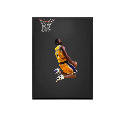 Kobe Bryant Dunk Framed