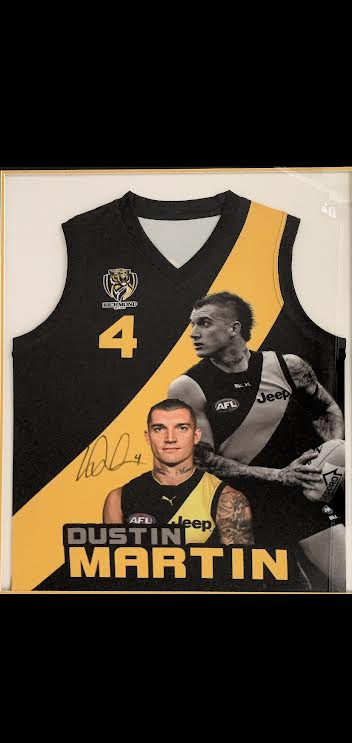 Richmond-Dustin Martin Signed Jersey/Framed