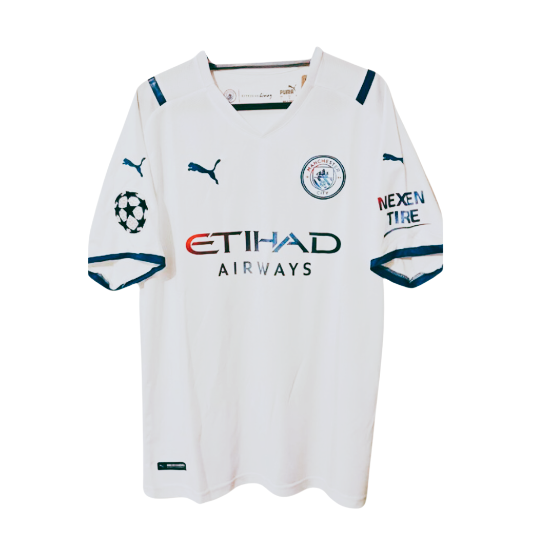 Phil Foden Manchester City Away 21/22 Kit (L)