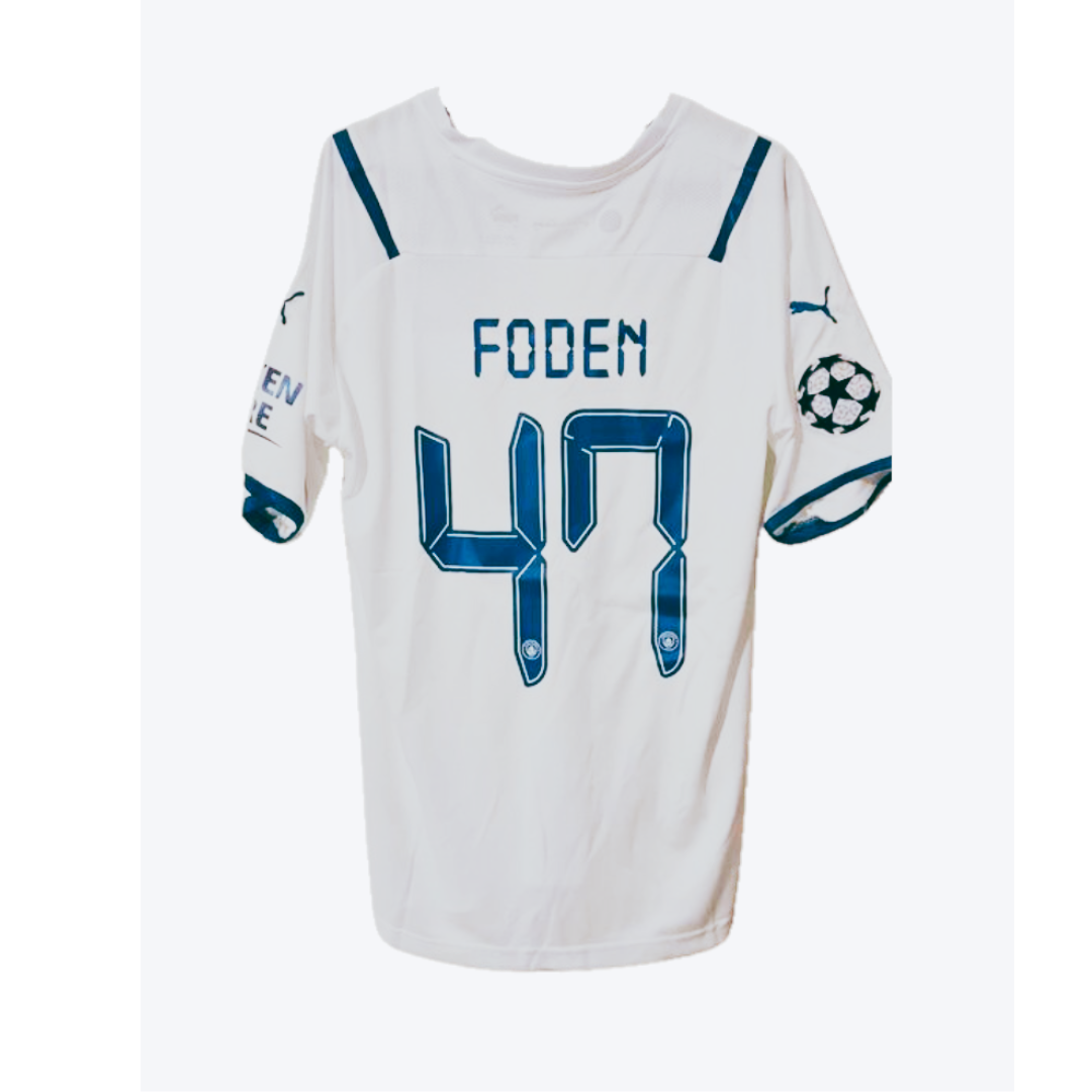 Phil Foden Manchester City Away 21/22 Kit (L)