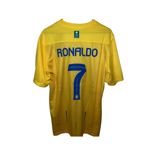 Cristiano Ronaldo Al Nassr 2023/24 Home Kit (L)