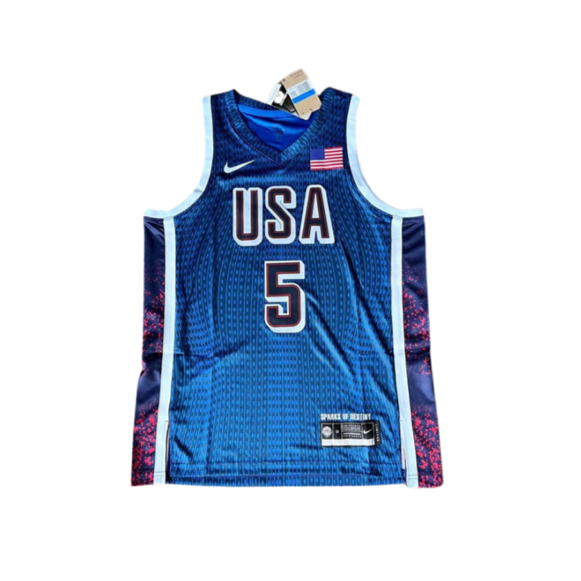 Anthony Edwards 2024 USA Olympics In Game Jersey (M) (L)