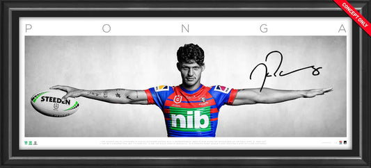 NRL - Kalyn Ponga Large Signed Wings