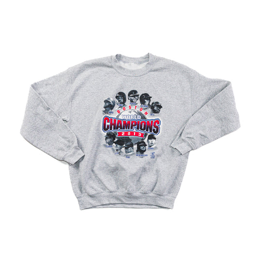 BOSTON RED SOX WORLD CHAMPIONS JUMPER 2013 GREY(M)