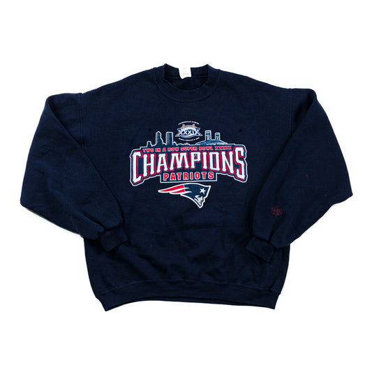 NEW ENGLAND PATRIOTS BLUE JUMPER (M)