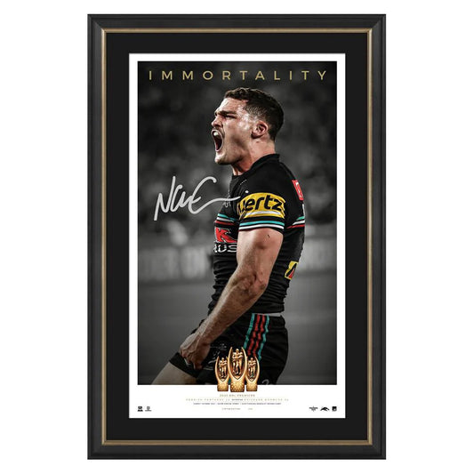 NRL-NATHAN CLEARY SIGNED PREMIERS ICON SERIES