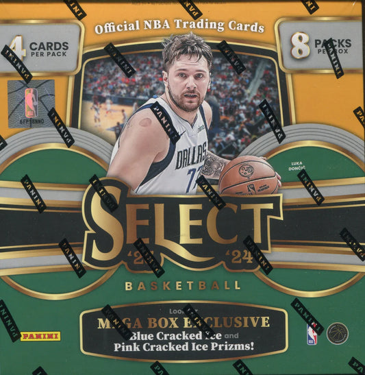 2023-24 Panini Select Basketball Mega Box 20-Box Case (Blue and Pink Cracked Ice Prizms