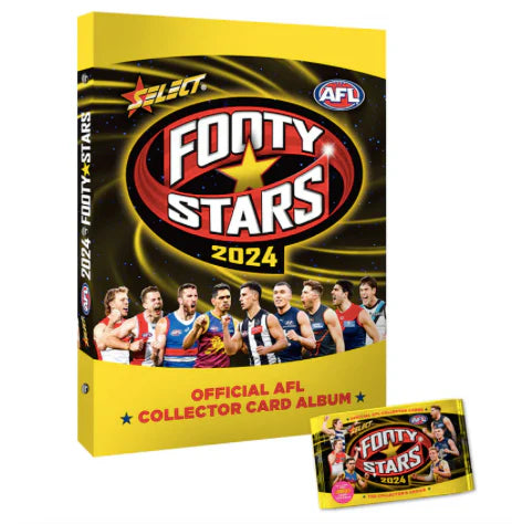 2024 AFL Footy Stars Binder Album + 1 Pack