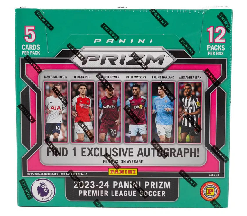 2023-24 Panini Prizm Premier League Soccer Hobby International 12-Box Case