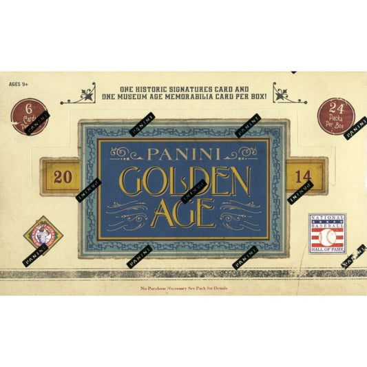 2014 Panini Golden Age Baseball Hobby 20-Box Case