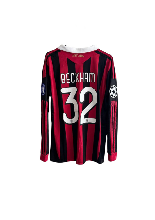 David Beckham AC Milan 2009/10 Home Kit (XL)