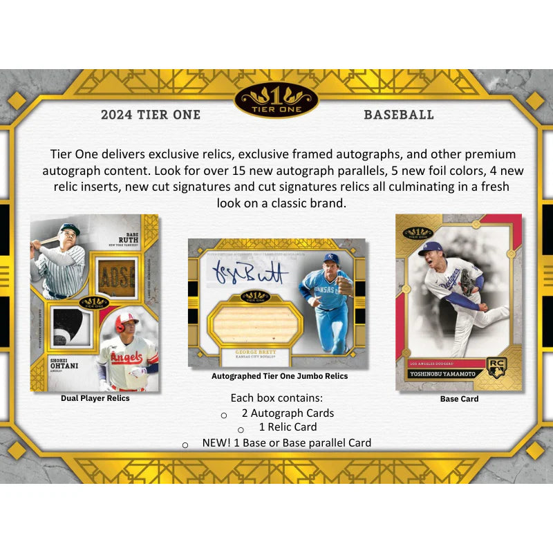 2024 Topps Tier One Baseball Hobby Box