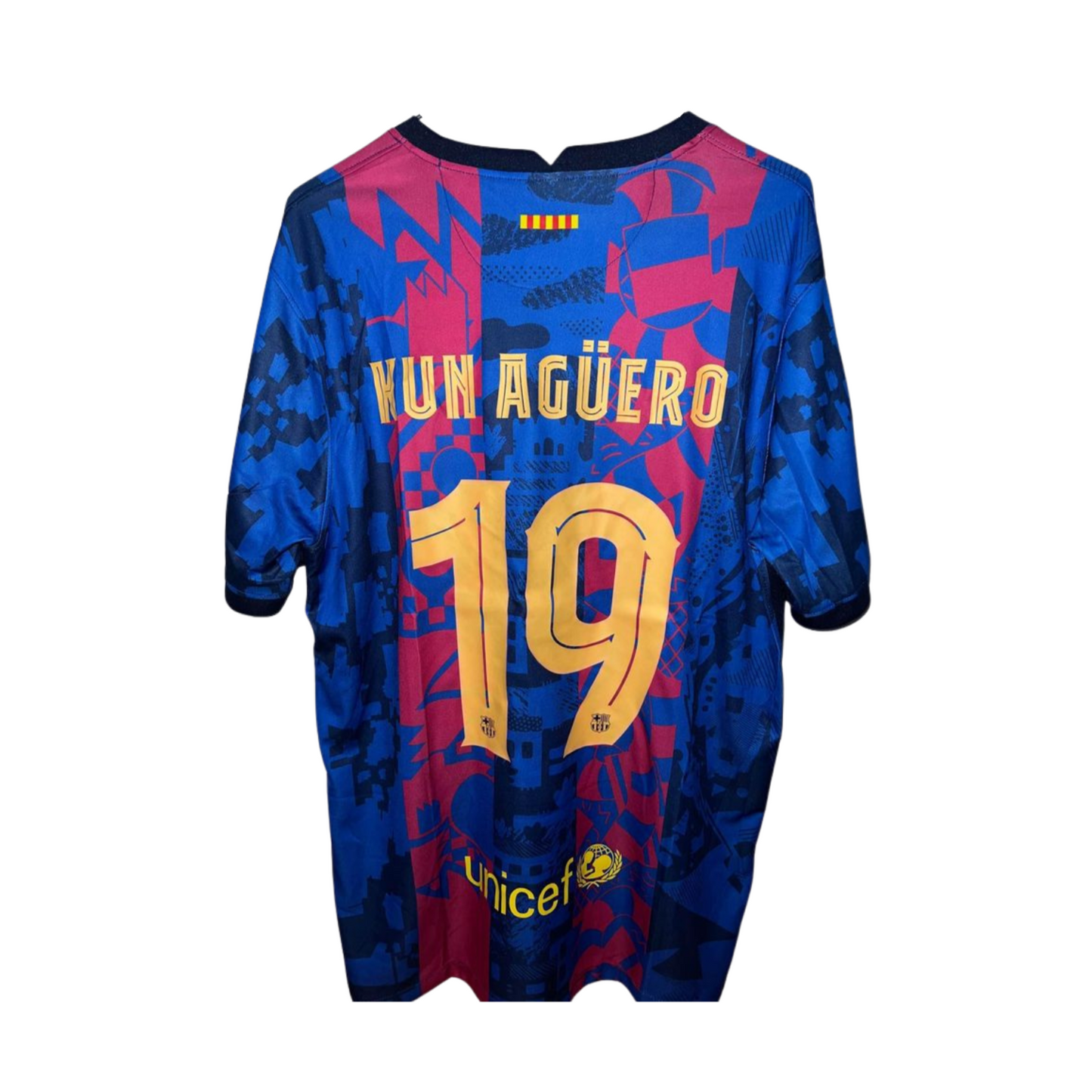 Kun Agüero Barcelona 2021/22 Third Kit (L)