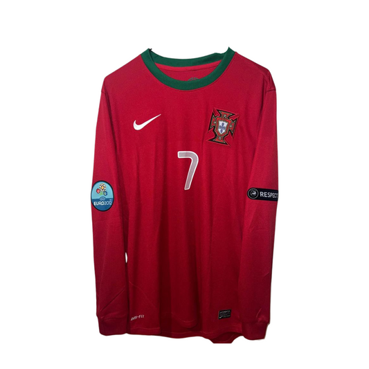 Cristiano Ronaldo Portugal 2012 Euro Long Sleeve (L)