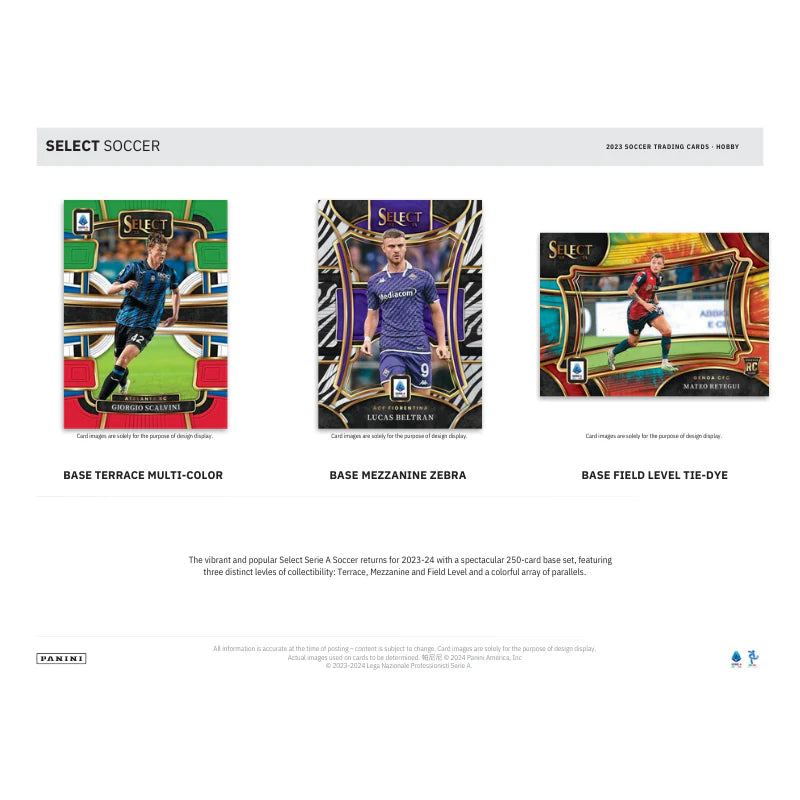 2023/24 Panini Select Serie A Soccer Hobby Box