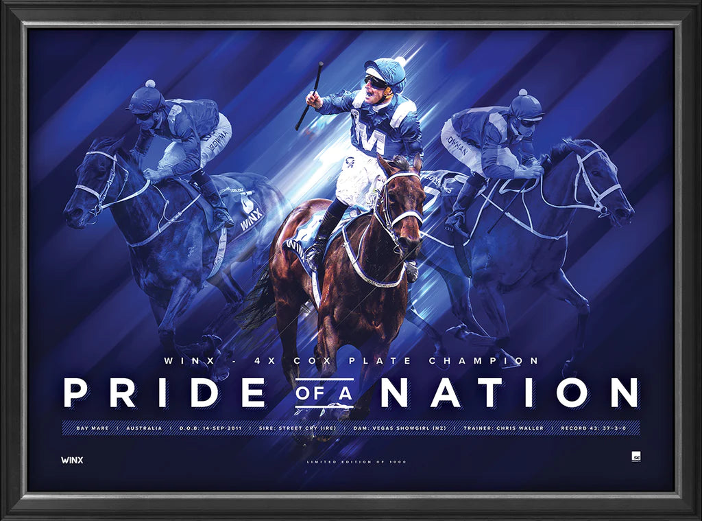 HORSE RACING-WINX 'PRIDE OF A NATION' SPORTSPRINT FRAME – VINTAGE ...