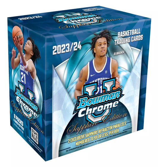 2023-24 Bowman University Chrome Basketball 7-Pack Blaster 40-Box Case