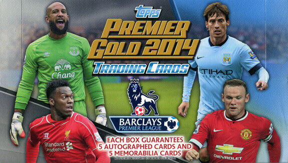 2014 Topps English Premier League Gold Soccer Hobby Box