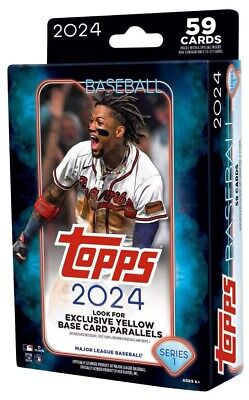 2024 Topps Series 1 Baseball Hanger 64-Box Case