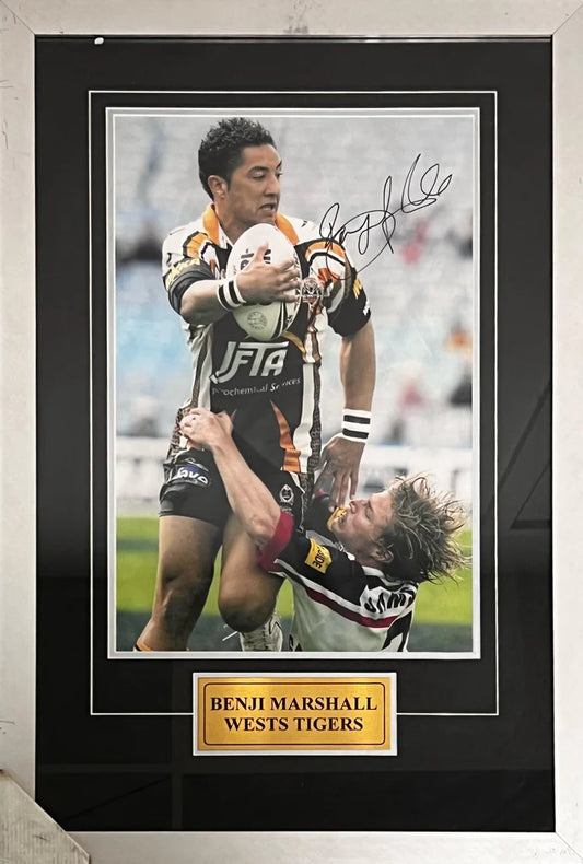 NRL-Benji Marshall Signed Photo Framed