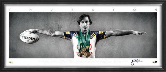 NRL-Johnathan Thurston Mini Wings Cowboys FRAMED